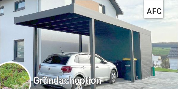 Konfigurator AFC Einzelcarport mit Flachdach